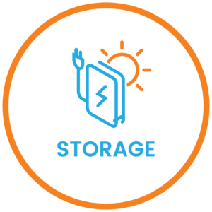 Battery storage icon