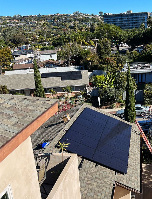 A home with solar installed by RC Solar 